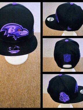 BALTIMORE RAVENS NFL FOOTBALL SNAPBACK HAT.